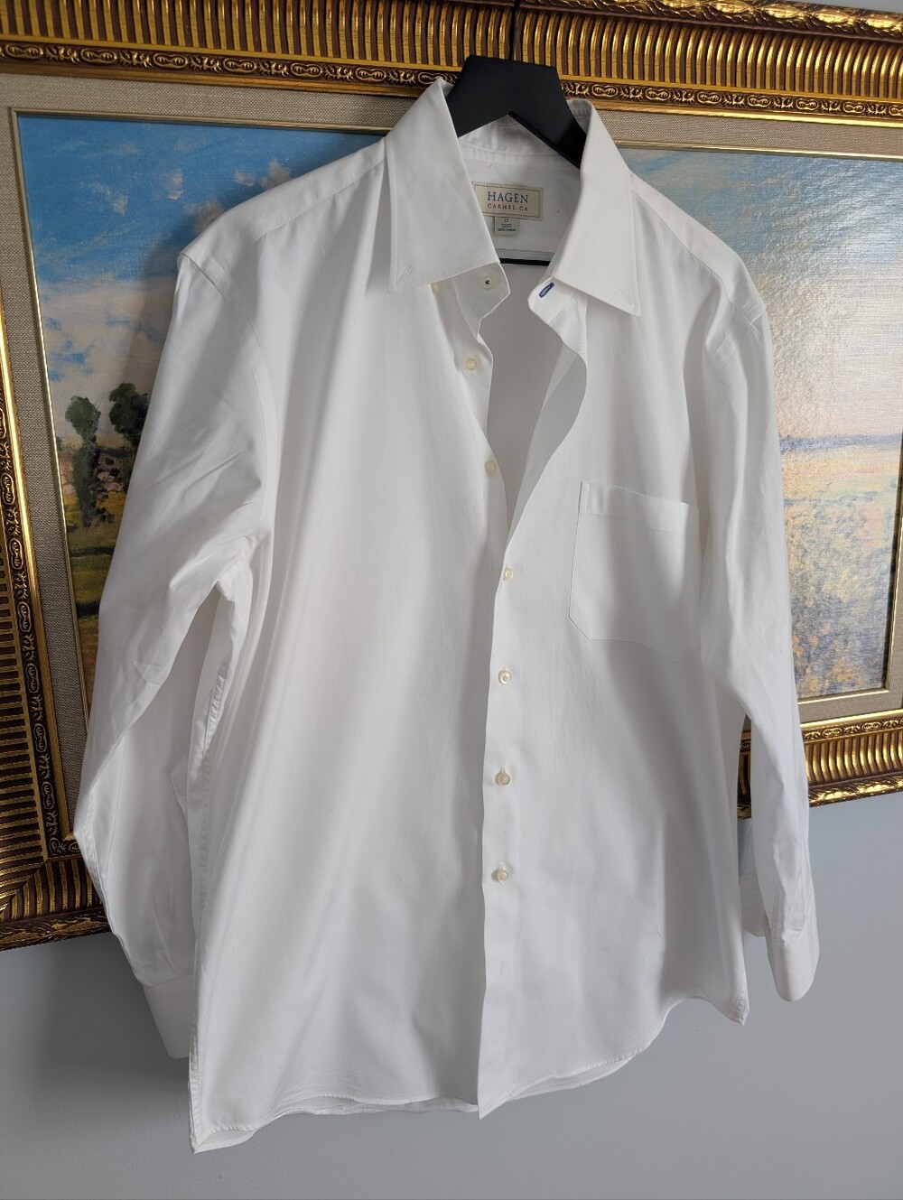 Hagen Carmel, CA White Long-Sleeve Shirt
